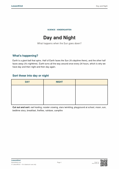Preview of Day and Night