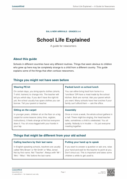 Preview of School Life Explained — A Guide for Newcomers