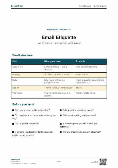 Preview of Email Etiquette — Do's and Don'ts