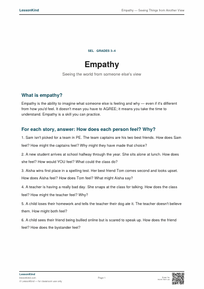 Preview of Empathy — Seeing Things from Another View