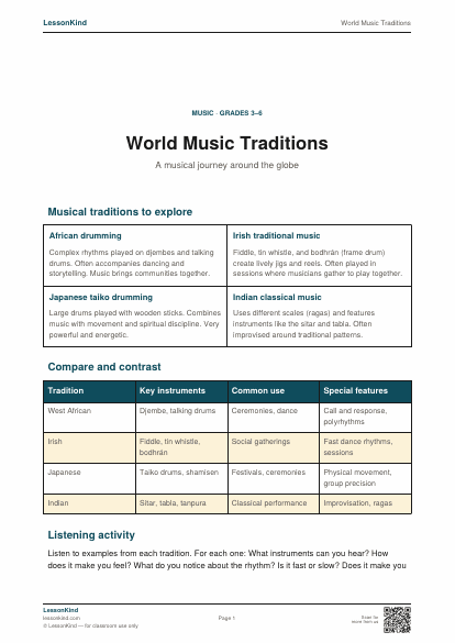 Preview of World Music Traditions